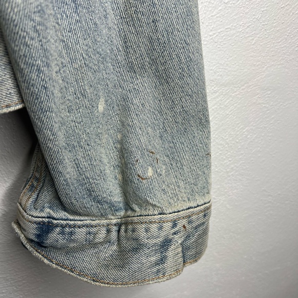 Abercrombie & fitch denim jacket men’s size XL blue - Picture 8 of 12